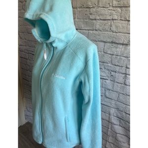 Columbia fleece hoodie women size L